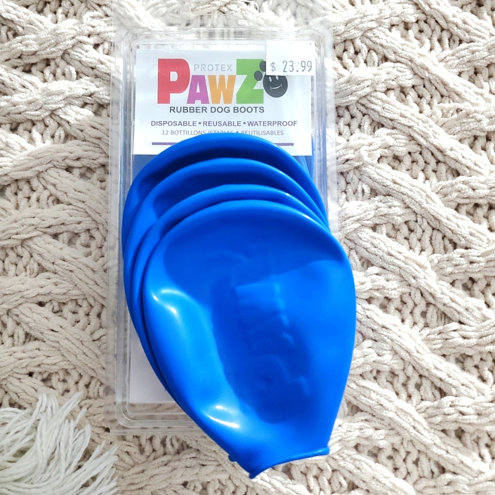 PAWZ New Original Rubber Dog Boots- Size S- Brand New